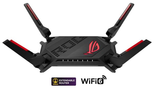 ASUS GT-AX6000 (AX6000) WiFi 6 Extendable Gaming Router,  2.5G porty,  AiMesh,  4G/ 5G Mobile Tethering