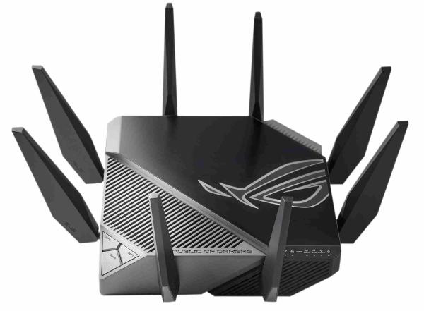 ASUS ROG Rapture GT-AX11000 (AXE11000) WiFi 6E Extendable Gaming Router, 2.5G port, Aimesh, 4G/5G Mobile Tethering3