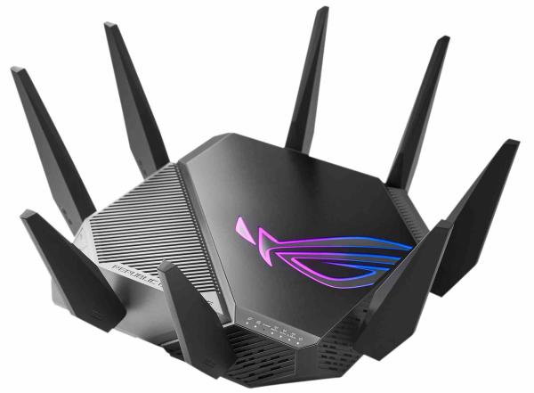 ASUS ROG Rapture GT-AX11000 (AXE11000) WiFi 6E Extendable Gaming Router, 2.5G port, Aimesh, 4G/5G Mobile Tethering5