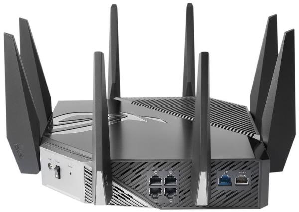 ASUS ROG Rapture GT-AX11000 (AXE11000) WiFi 6E Extendable Gaming Router, 2.5G port, Aimesh, 4G/5G Mobile Tethering6