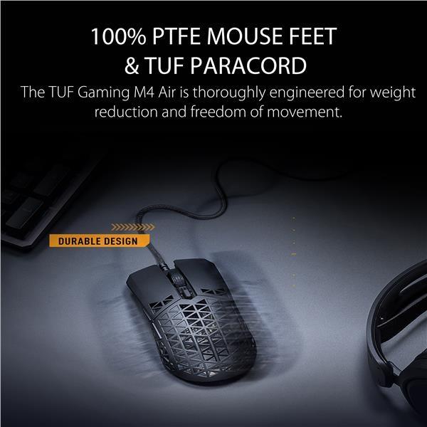 Myš ASUS TUF GAMING M4 AIR (P307), USB, čierna12