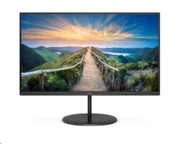 AOC/ Q24V4EA/ 23, 8"/ IPS/ QHD/ 75Hz/ 4ms/ Black/ 3R