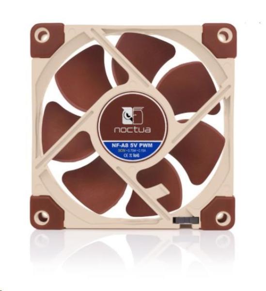 NOCTUA Ventilátor NF-A8 5V PWM,  80mm,  hnědá2