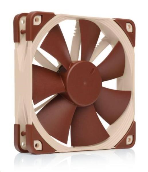 NOCTUA Ventilátor NF-F12 5V PWM,  120mm,  hnědá1