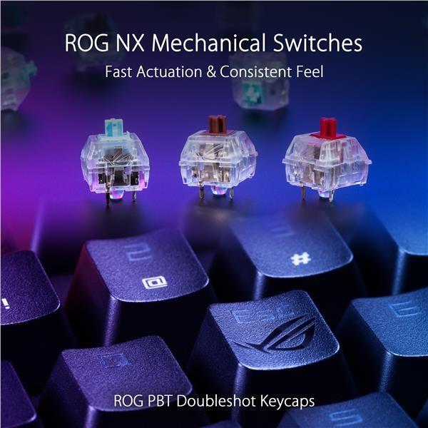 ASUS klávesnice ROG STRIX FLARE II ANIMATE (ROG NX RED / PBT) – US10