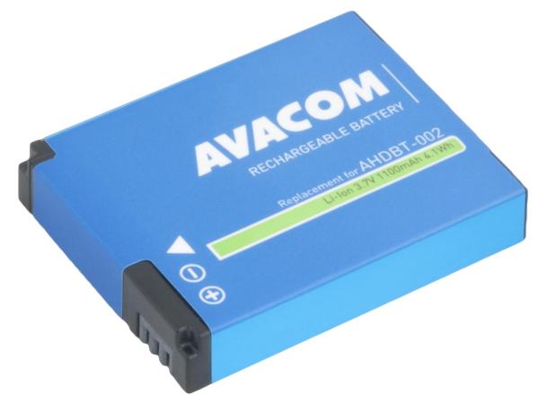 AVACOM baterie pro GoPro AHDBT-001,  AHDBT-002 Li-Ion 3.7V 1100mAh 4.1Wh