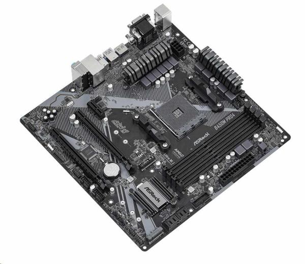 ASRock MB Sc AM4 B450M PRO4 R2.0,  AMD B450,  4xDDR4,  1xHDMI,  1xDVI,  1xVGA,  mATX0