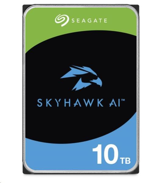SEAGATE HDD 10TB SKYHAWK AI, 3.5", SATAIII, 7200 RPM, Cache 256MB, s R/V Senzorem