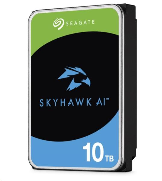 SEAGATE HDD 10TB SKYHAWK AI,  3.5",  SATAIII,  7200 RPM,  Cache 256MB,  s R/ V Senzorem2