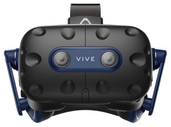 HTC Vive Pro 2 HMD brýle pro virtuální realitu,  2x 2448x2448px 5K rozlišení,  120Hz,  FOV 120°,  černá/ modrá3