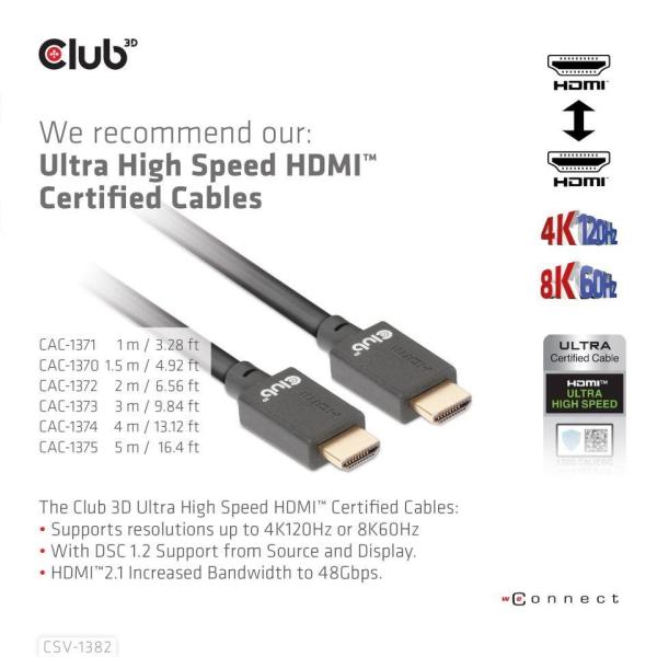 Sieťový prepínač Club3D - Prepínač,  HDMI KVM prepínač - Dual HDMI 4K 60Hz8