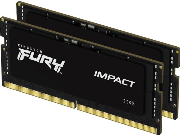 KINGSTON SODIMM DDR5 32GB (Kit of 2) 4800MT/ s CL38 FURY Impact