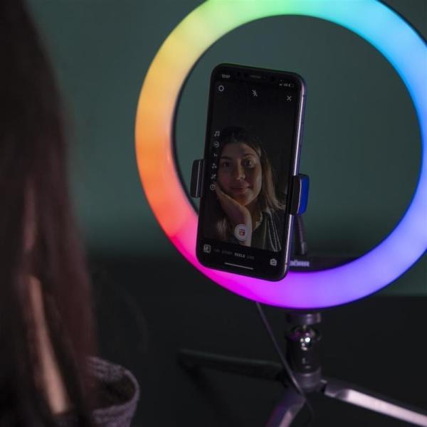 Doerr Vlogging Kit VL-26 LED RGB video svetlo pre SmartPhone4