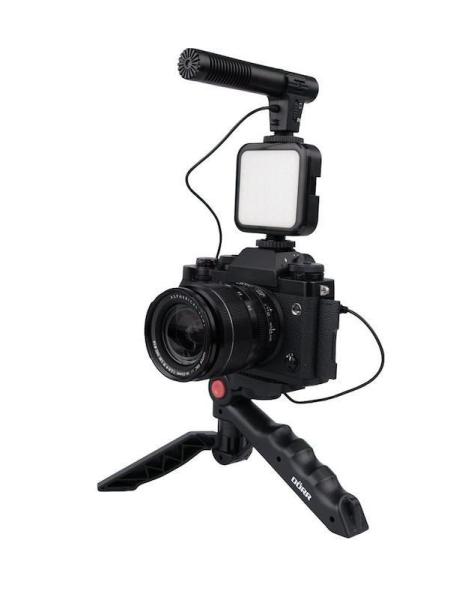 Doerr Vlogging Kit VL-5 Mikrofónové video svetlo pre SmartPhone0