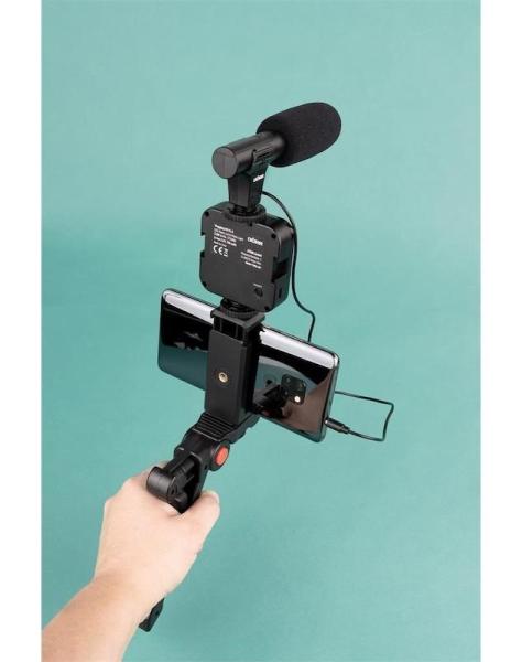 Doerr Vlogging Kit VL-5 Mikrofónové video svetlo pre SmartPhone2