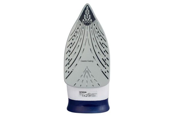 Orava ZE-301 napařovací žehlička, 2600 W, Anti-Drip, Anti-Calc, Self-Clean, 320 ml, bílá / modrá3