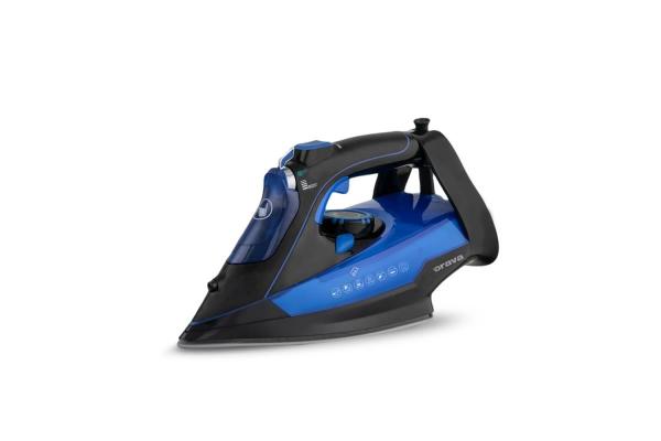 Orava ZE-302 napařovací žehlička, 2800 W, Anti-Drip, Anti-Calc, Self-Clean, 320 ml, modrá / černá