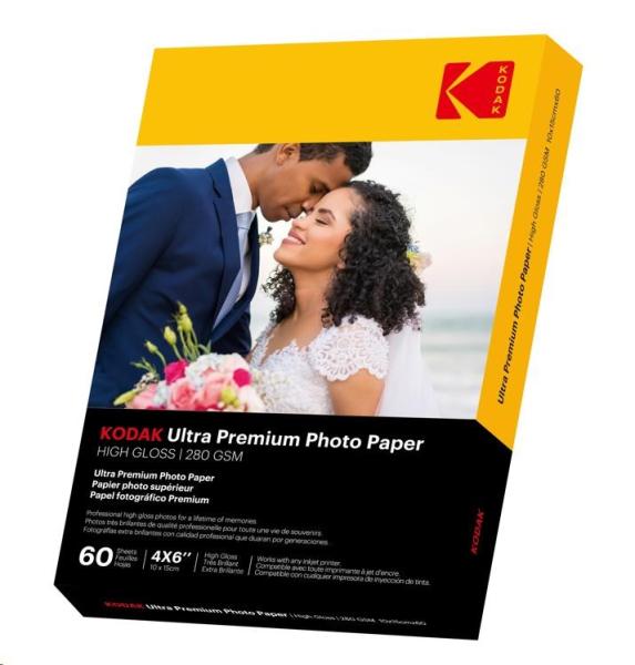 KODAK Ultra Premium Photo RC Gloss (280g/m2) 10x15 (A6) 60 listů0