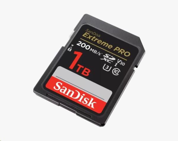 Karta SanDisk SDXC 1TB Extreme PRO (200 MB/ s triedy 10,  UHS-I U3 V30)2