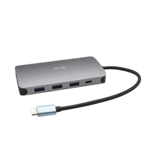 i-tec USB-C Metal Nano Dock HDMI/ VGA s LAN + PD 100 W + napájací zdroj 77W (PD 65W)1