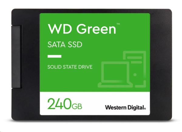 WD GREEN SSD 3D NAND WDS240G3G0A 240GB SATA/ 600,  (R:500,  W:400MB/ s),  2.5