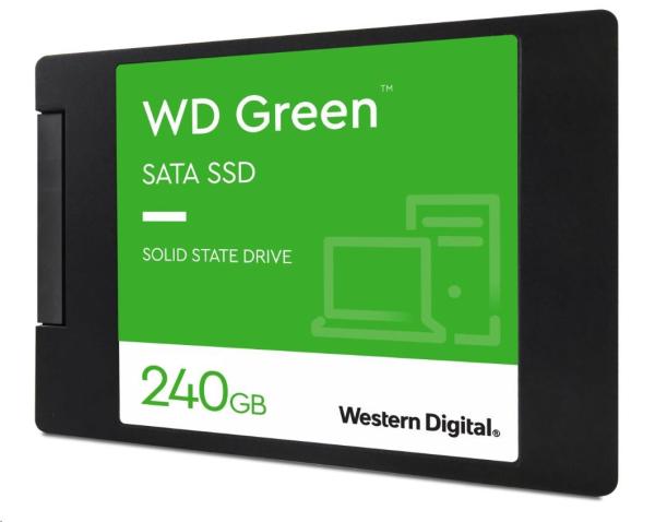 WD GREEN SSD 3D NAND WDS240G3G0A 240GB SATA/ 600,  (R:500,  W:400MB/ s),  2.5"1