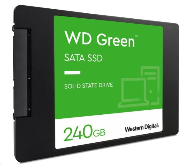 WD GREEN SSD 3D NAND WDS240G3G0A 240GB SATA/ 600,  (R:500,  W:400MB/ s),  2.5"2
