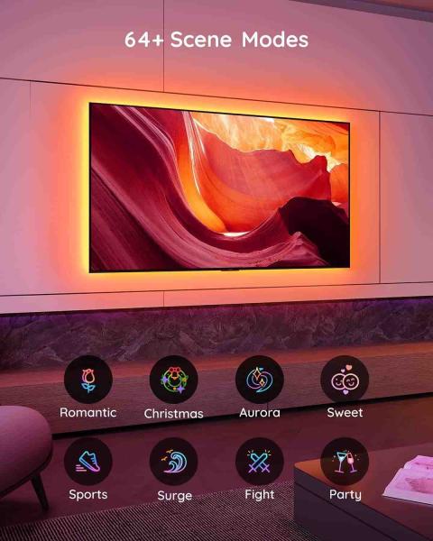 Govee TV 46-60" SMART LED podsvícení RGB + ovladač2