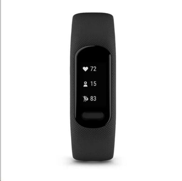 Garmin monitorovací náramek vívosmart® 5,  Black,  velikost L5