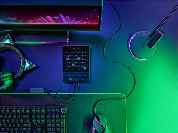 Razer směšovač zvuku Audio Mixer,  analogový,  USB-C3