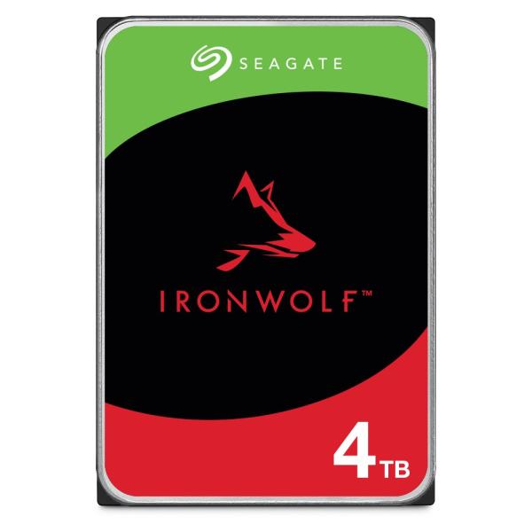 SEAGATE HDD 4TB IRONWOLF (NAS),  3.5",  SATAIII,  5400 RPM,  Cache 256MB