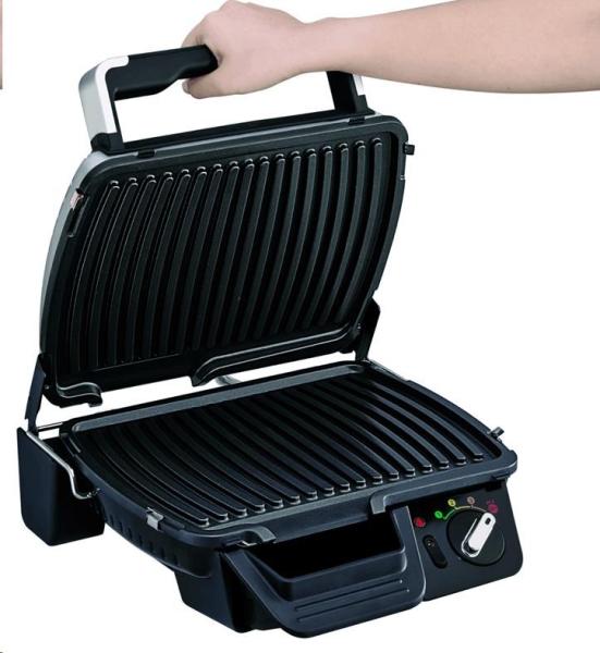 Tefal Supergrill Standard GC450B32 elektrický gril, 2000 W, kontaktní, digitální časovač, odnímatelný tác na šťávu5