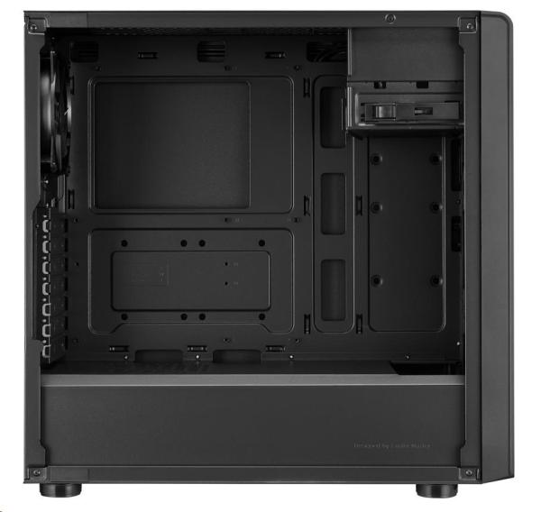 Cooler Master case Elite 500 ODD,  ATX,  Průhledná bočnice,  1x 120mm Fan,  Černá4