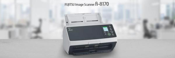 Skener FUJITSU Fi-8170 A4,  priechodný,  70 str./ min,  600 dpi,  LAN RJ45-1000,  USB 3.2,  ADF 100 listov,  10000 listov za de