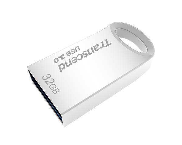 TRANSCEND Flash Disk 32GB JetFlash®710S,  USB 3.0 (R:90/ W:20 MB/ s) stříbná1