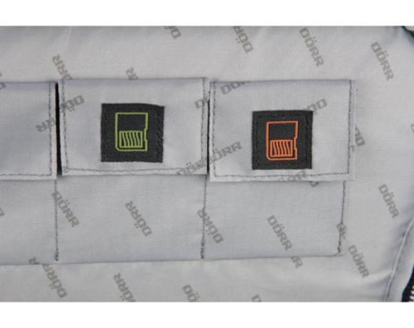 Doerr brašna YUMA System 1 (11x17x10,5 cm, SystCAM, pláštěnka, černá/oranžová)1