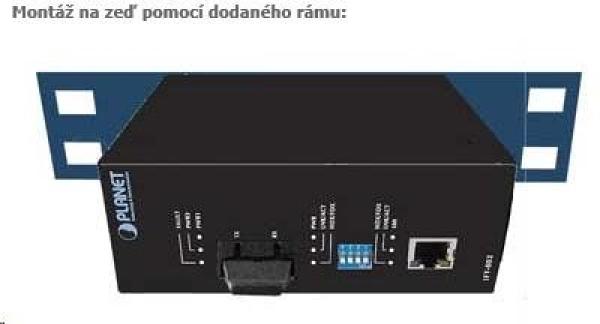 Planet ISW-501T,  5x 10/ 100,  DIN, IP30,  rozšířený teplotní rozsah -40~75 st.C3
