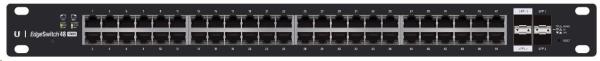 UBNT EdgeSwitch ES-48-500W [70Gbps,  500W,  aktívny (802.3af/ at) a pasívne (24 V) PoE,  2xSFP,  2xSFP+,  L2/ L3]