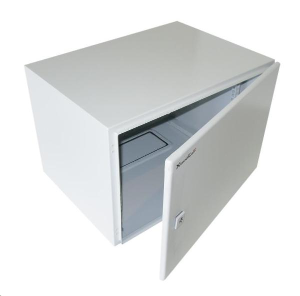XtendLan 19" venkovní vodotěsný rozvaděč 8U 600x450, krytí IP55, nosnost 65kg, šedý1