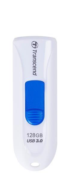 TRANSCEND Flash disk 128 GB JetFlash®790, USB 3.1 (R:90/W:40 MB/s) biela/modrá