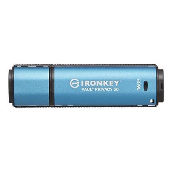 Kingston 16GB IronKey Vault Privacy 50 AES-256 šifrovanie,  FIPS 197