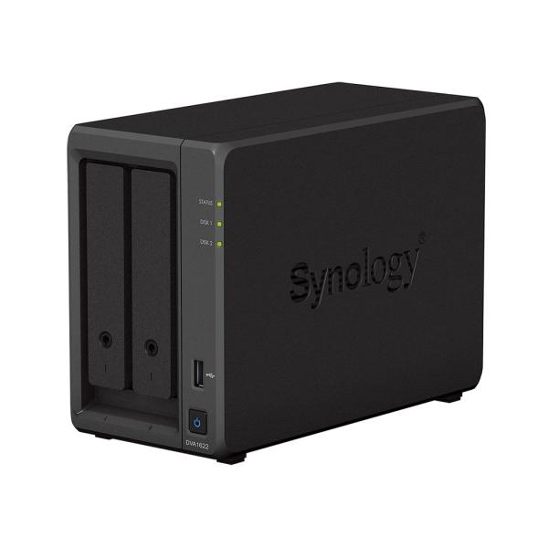 Synology DVA1622 (4C/CeleronJ415/2.0GHz/6GBRAM/2xSATA/2xUSB2.0/1xGbE)0