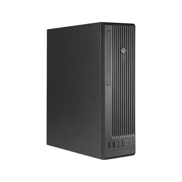 Skriňa CHIEFTEC mini ITX,  BE-10B,  čierna,  zdroj 300W 80+ Bronze