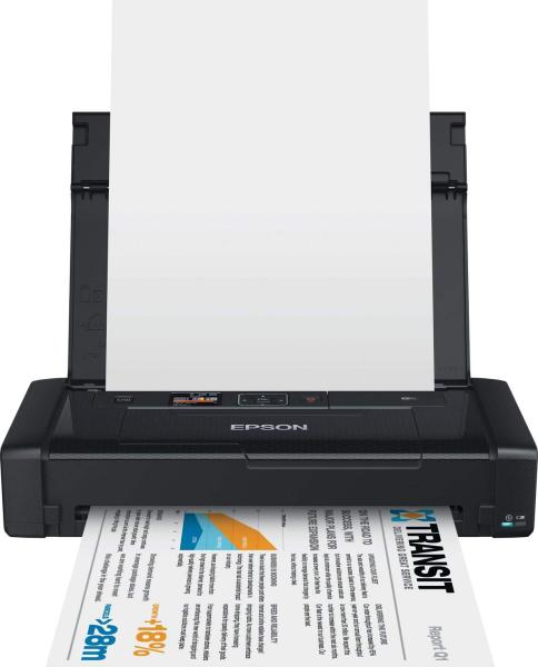 BAZAR - Prenosná atramentová tlačiareň EPSON WorkForce WF-100W MFZ,  A4,  14 str. za minútu,  USB,  WiFi,  BT,  vstavaná baté