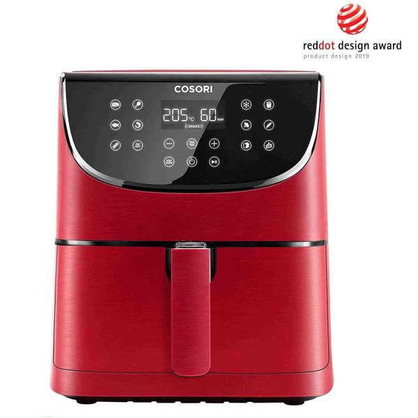 BAZAR - Cosori CP158-AF PREMIUM – horkovzdušná digitální fritéza,  red - Poškozený obal (Komplet)