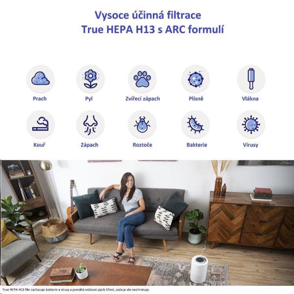 BAZAR - Levoit Core300S SMART - Inteligentní čistička vzduchu - Poškozený obal5