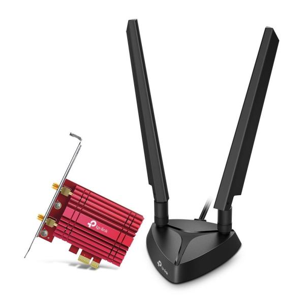 TP-Link Archer TXE75E WiFi6E PCIe adapter (AXE5400, 2, 4GHz/ 5GHz/ 6GHz, Bluetooth5.2)