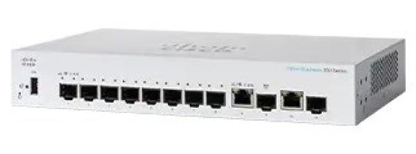 Cisco switch CBS350-8S-E-2G-UK (8xSFP, 2xGbE/ SFP combo, fanless) - REFRESH