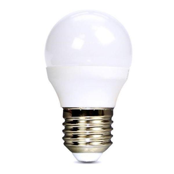 Solight LED žárovka,  miniglobe,  6W,  E27,  6000K,  510lm