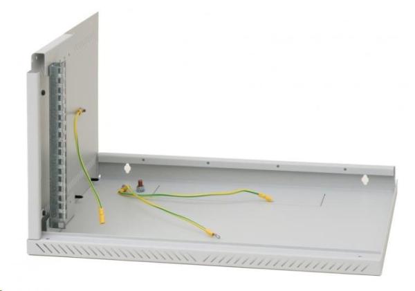 19" jednodielny rack TRITON 9U/400 mm, čierny, rozložený flatpack6
